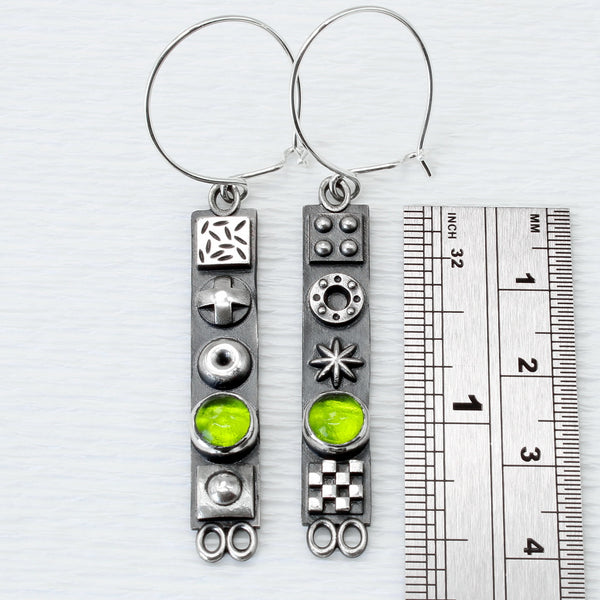 Long Earrings - 3D Symbols