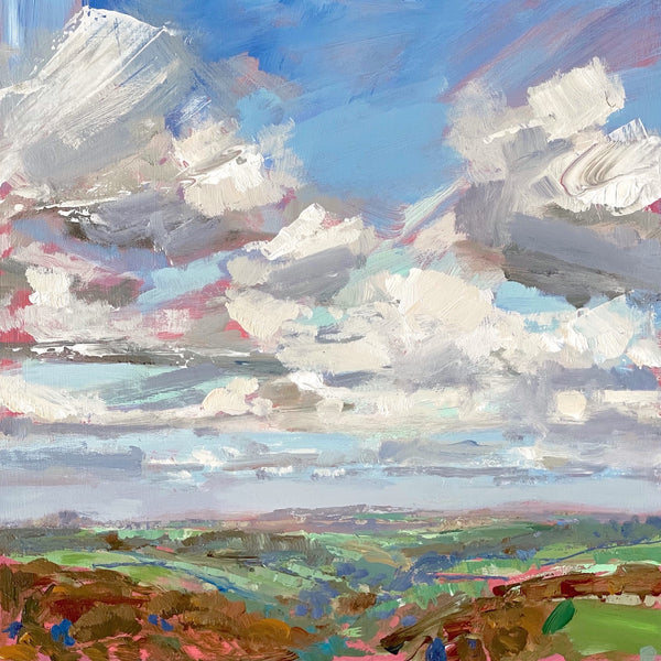 Landscape painting of Bodmin Moor by artist Andrew Jago