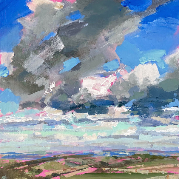 Landscape painting of Bodmin Moor by artist Andrew Jago