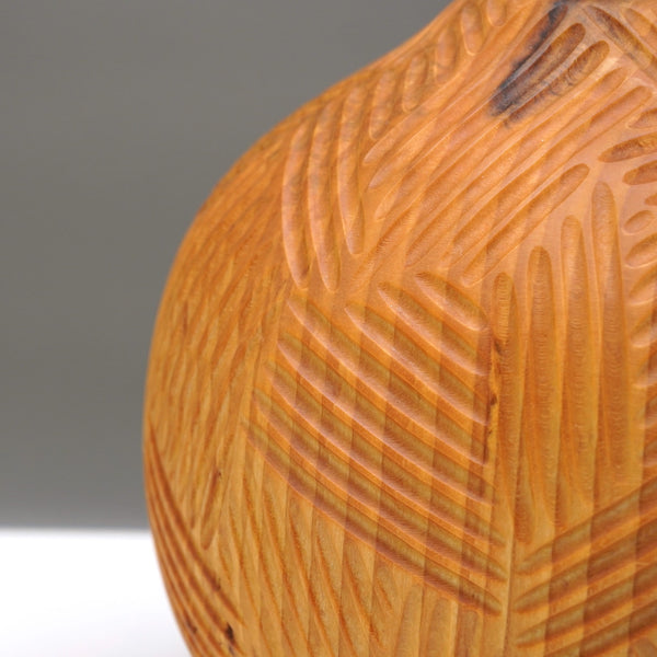 Carved Lime Vase