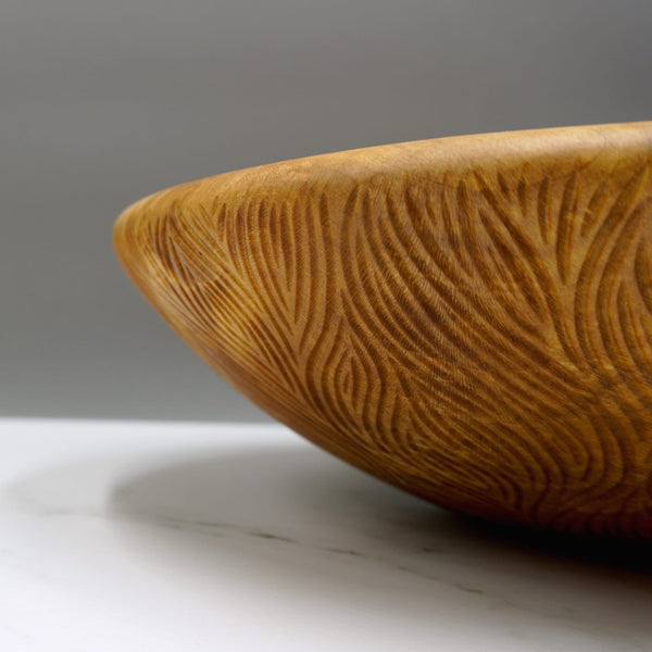 Carved Holly Bowl
