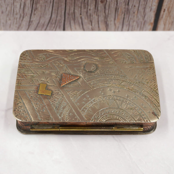 Fox and Full Moon - Hinged Box