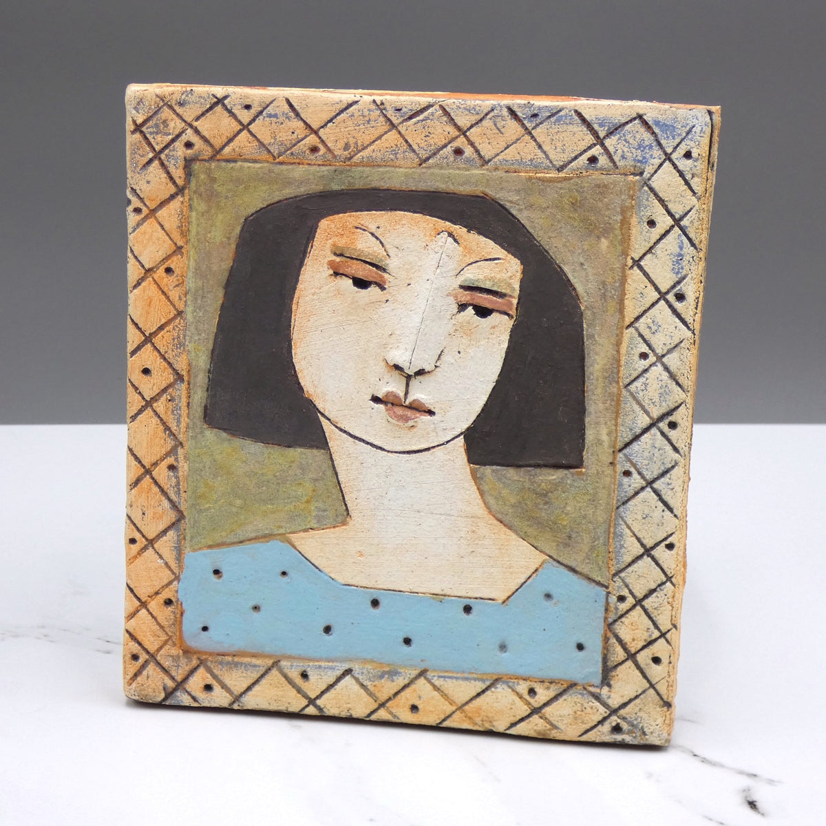 Portrait Tile II – Mid Cornwall Galleries