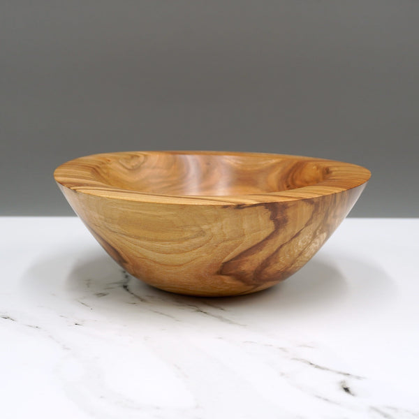 Plum bowl by woodturner Howard Moody