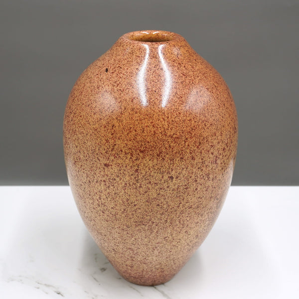 Stained sycamore vase by woodturner Howard Moody