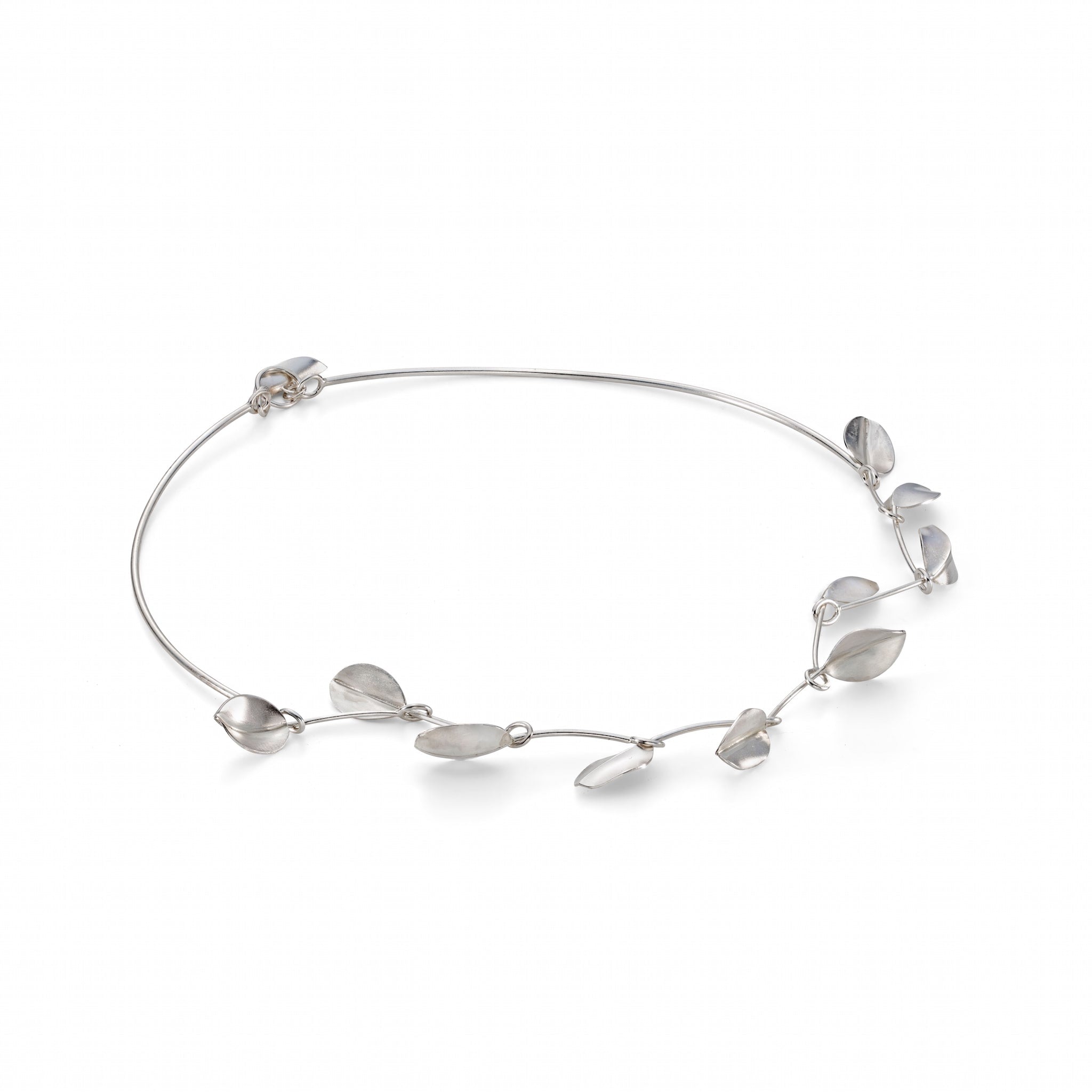 Sterling silver necklace by jeweller Kathleen Appleyard