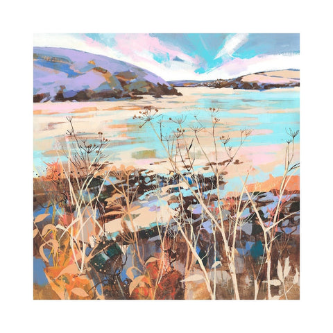 Limited edition print of Daymer Bay, Cornwall by artist Lucy Davies