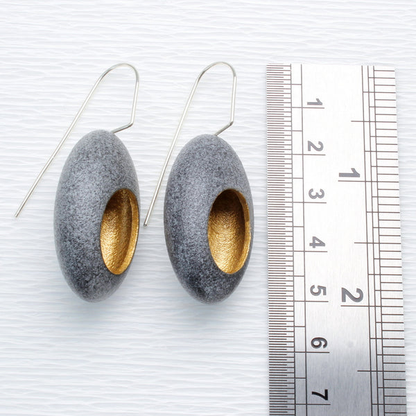 Pebble Earrings - Hollow