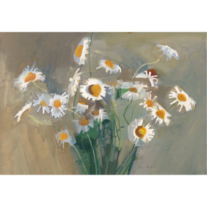 Painting of marguerites by artist Sam Dodwell