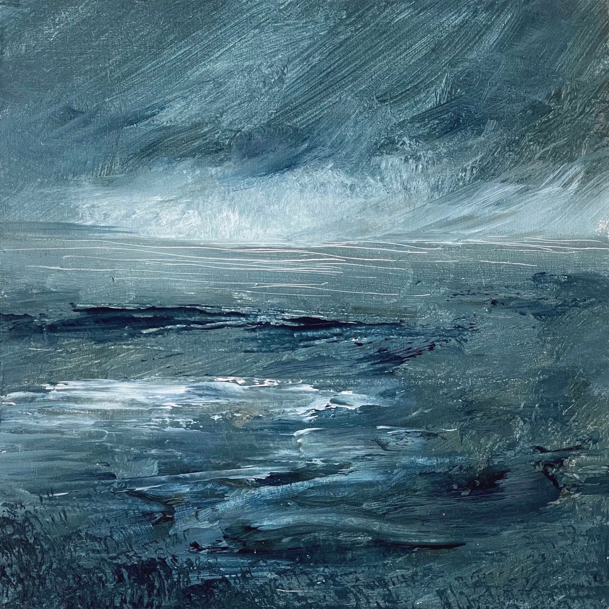 Seascape painting by artist Sally MacCabe