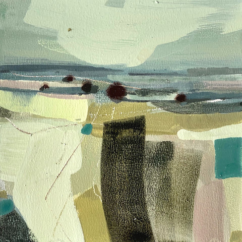 Semi abstract landscape painting by artist Tamara Williams