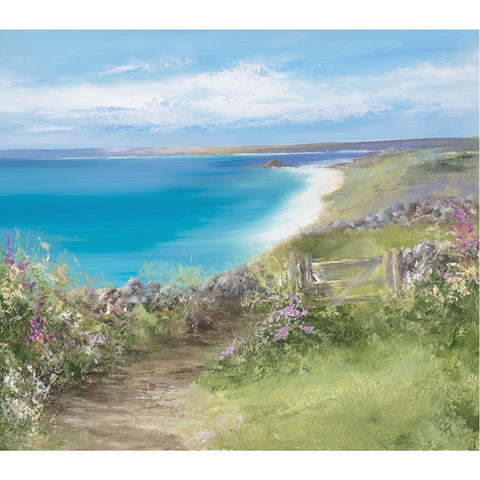 Limited edition print of beautiful flowers on St Martin's - Isles of Scilly - by artist Amanda Hoskin