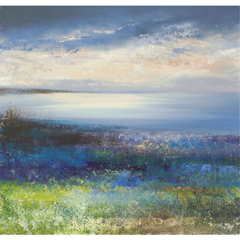 Limited edition print of Mount's Bay, Cornwall by artist Amanda Hoskin