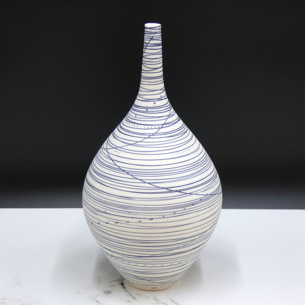 Porcelain bottle by artist Ali Tomlin