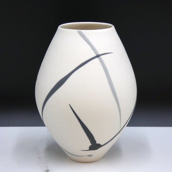 Porcelain vase by artist Ali Tomlin