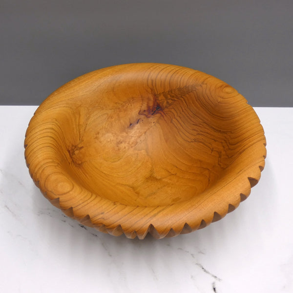 Carved Cherry Bowl