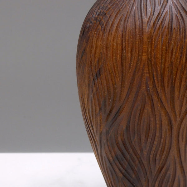 Carved Laburnum Vase