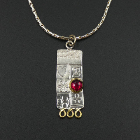 Large pendant by jewellers John and Dawn Field