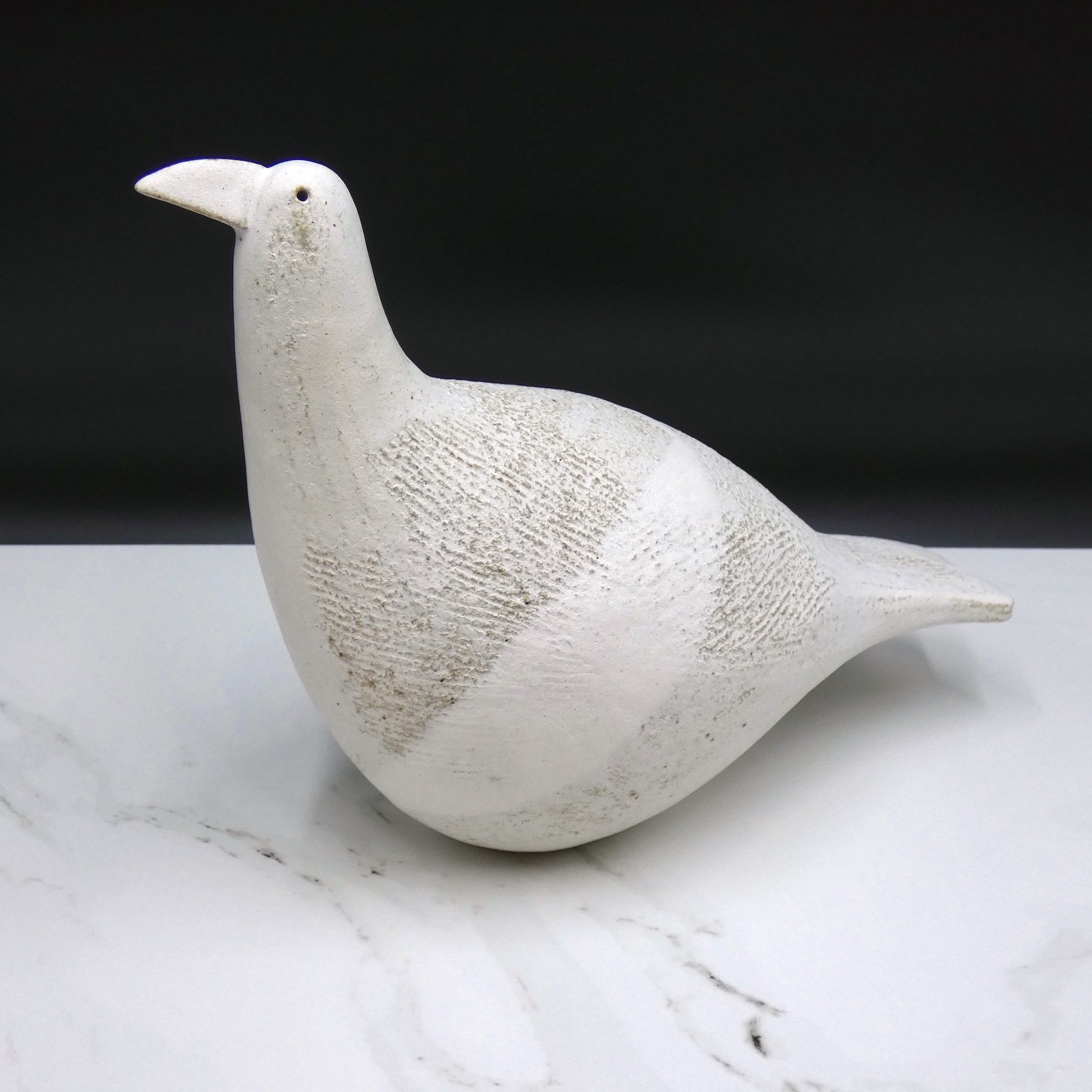 Large Snow Bird by artist Jane Muir