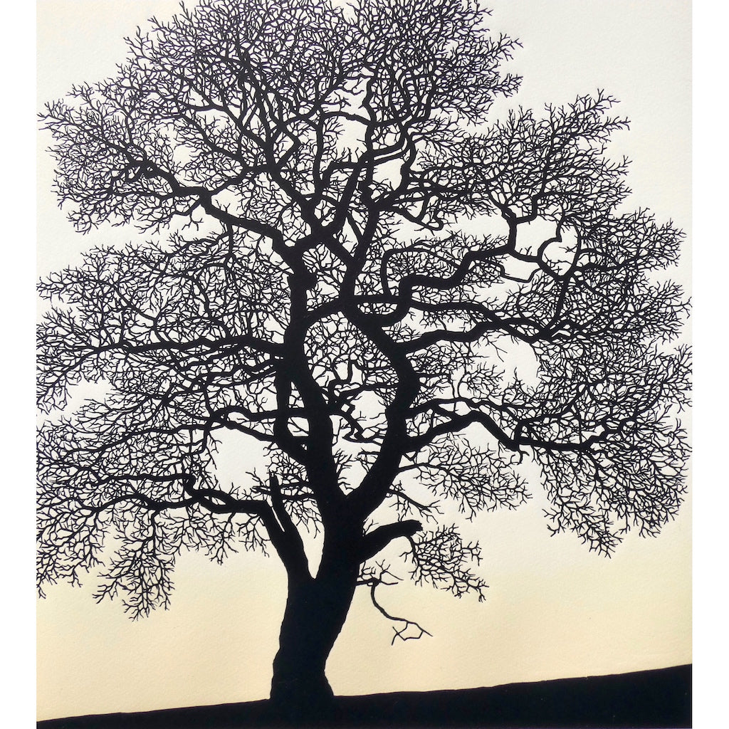 Limited edition linocut by printmaker Richard Shimell